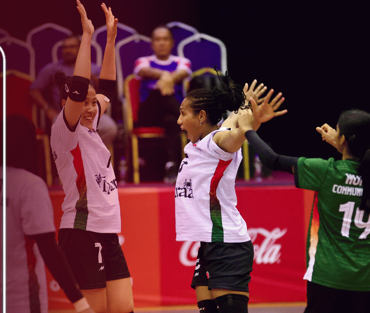 Huraa Community Club Defeats Police Club in Women's Volleyball Semi-Final
