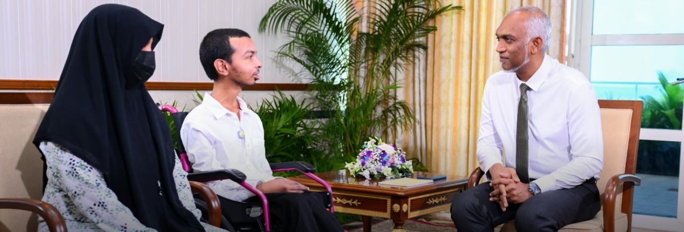 President Muizzu Pledges Expanded Job Opportunities and National Project for Persons with Disabilities