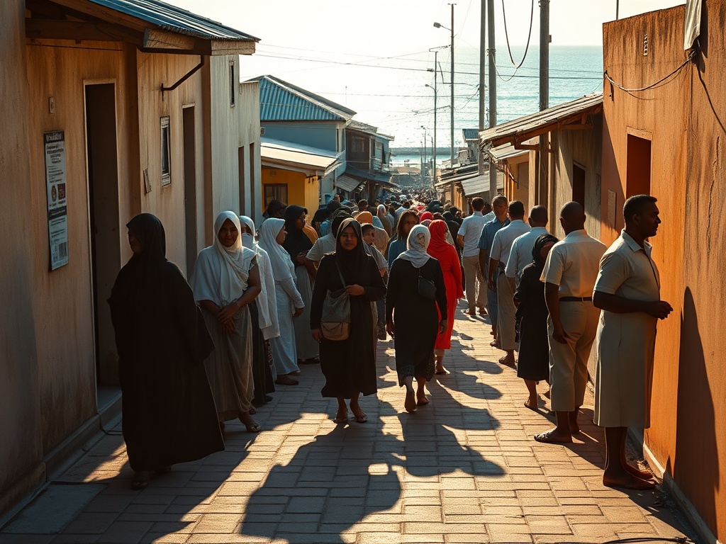 When the Queue Stretches to the Sea