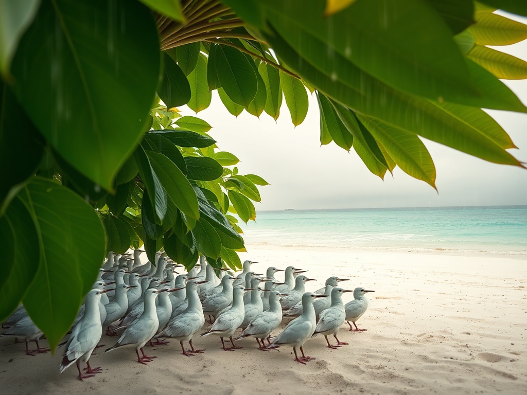 Rain transforms the islands into quiet sanctuaries
