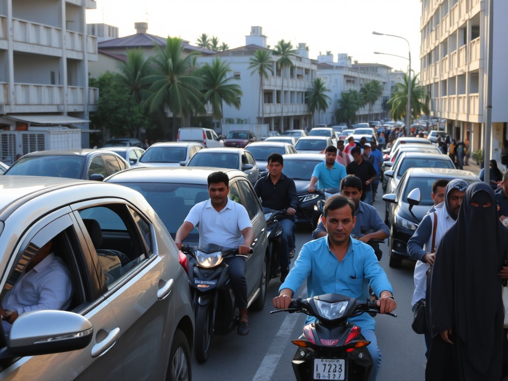 Concerns grow over Male' traffic congestion during peak hours