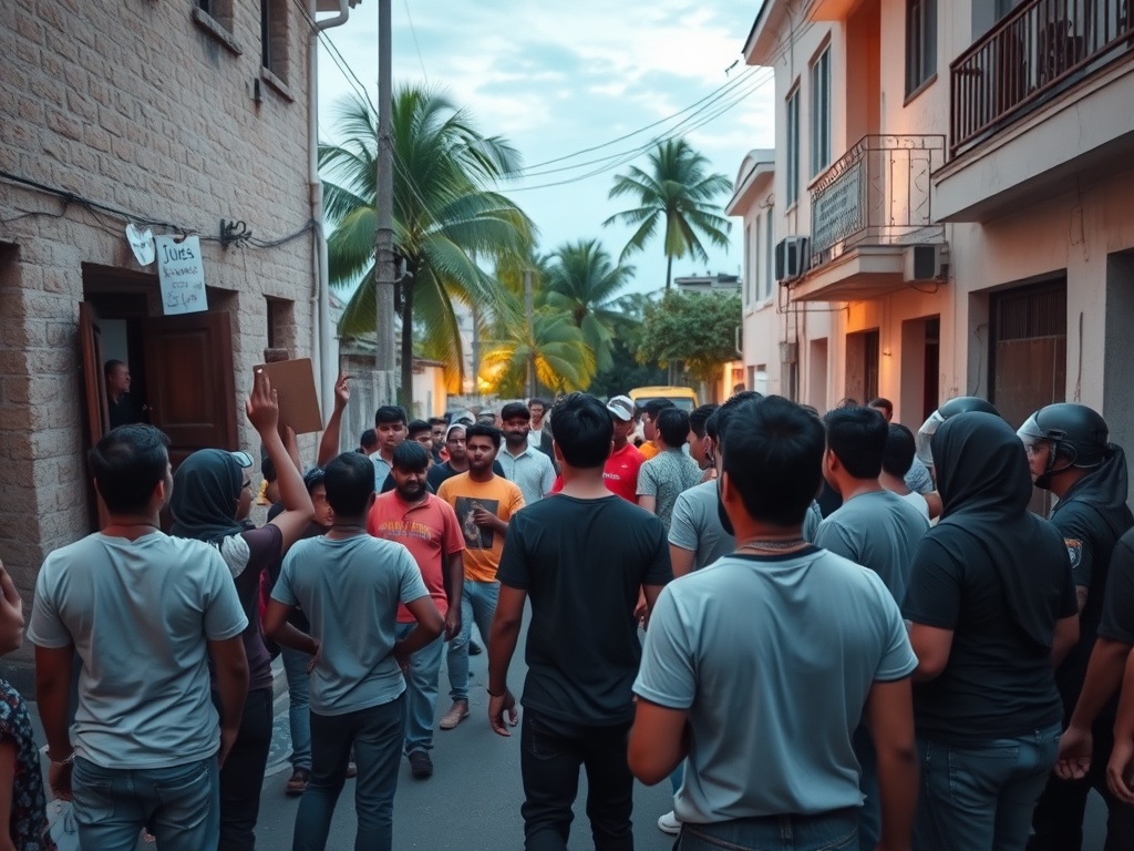 Police use force against protesters in Malé