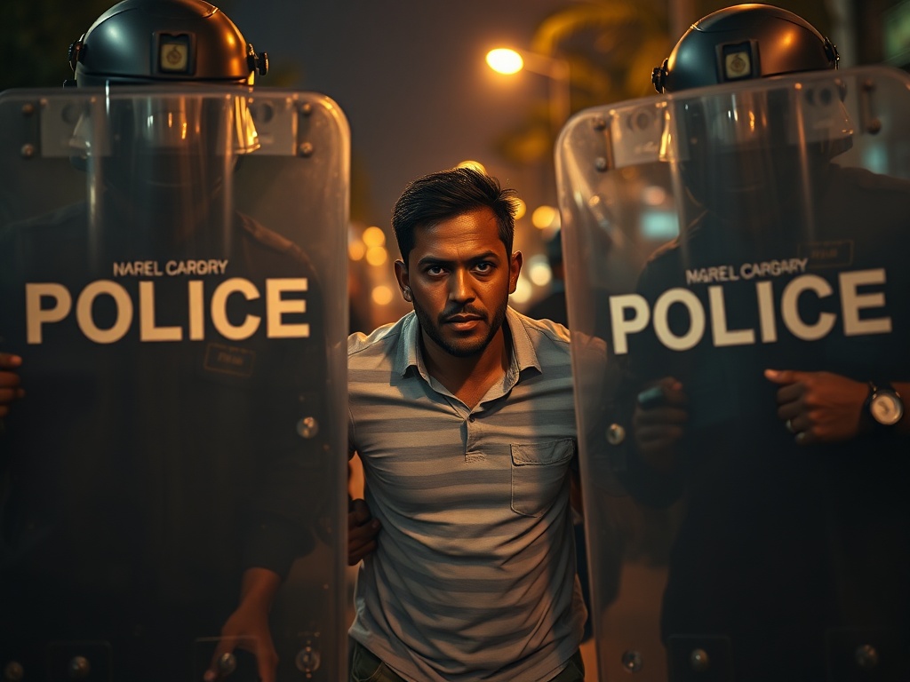 Maldives lawmaker was brutally sandwiched between two police shields