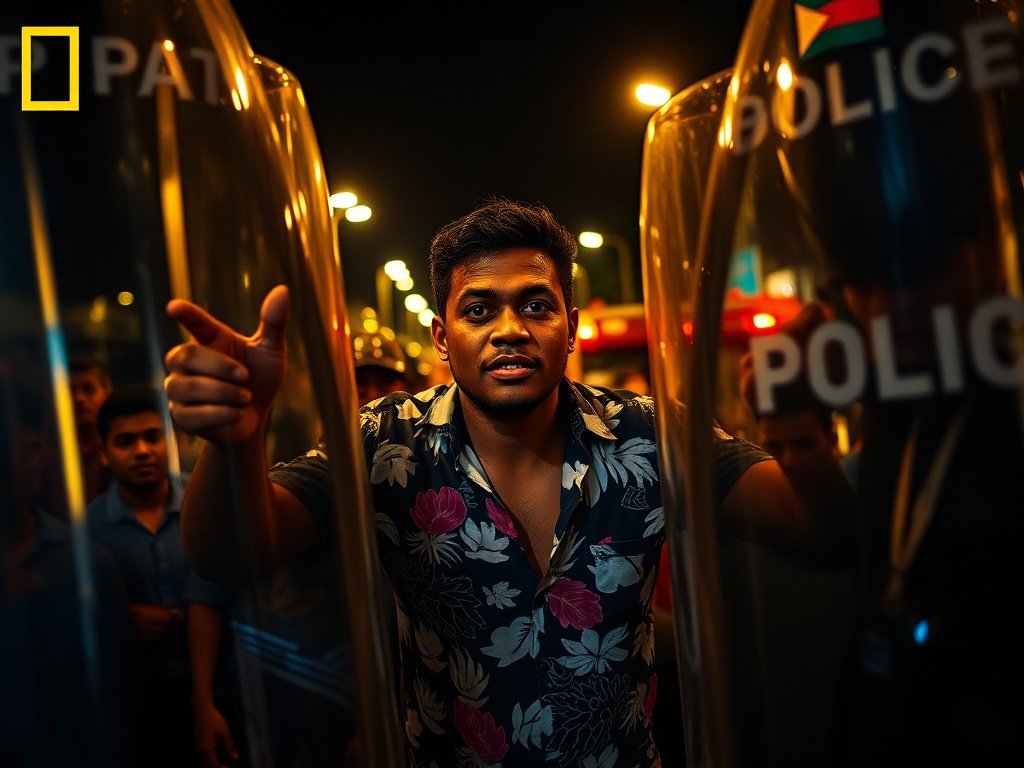 Maldives lawmaker was brutally sandwiched between two police shields