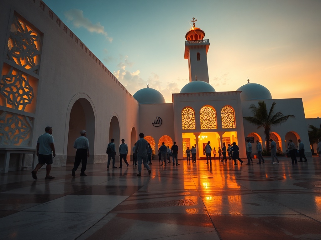 The Evening Prayer Debate at Malé's New Mosque