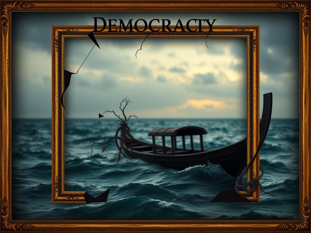 When Democracy's Frame Cracks on Maldivian Screens