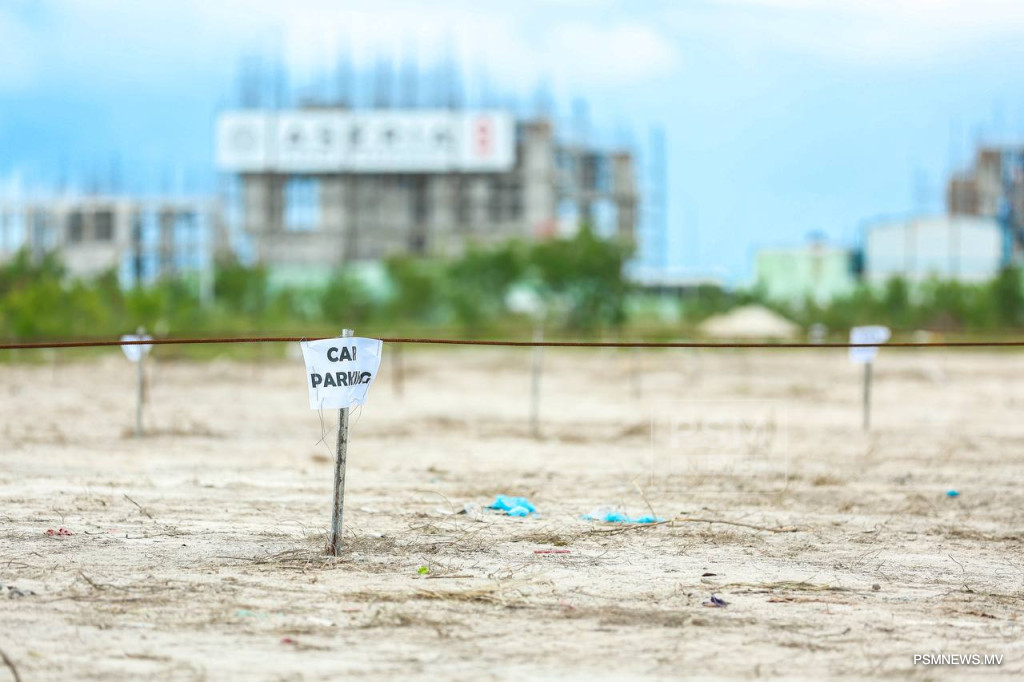Hulhumale' Opens Temporary Parking Zone for 1,200 Vehicles