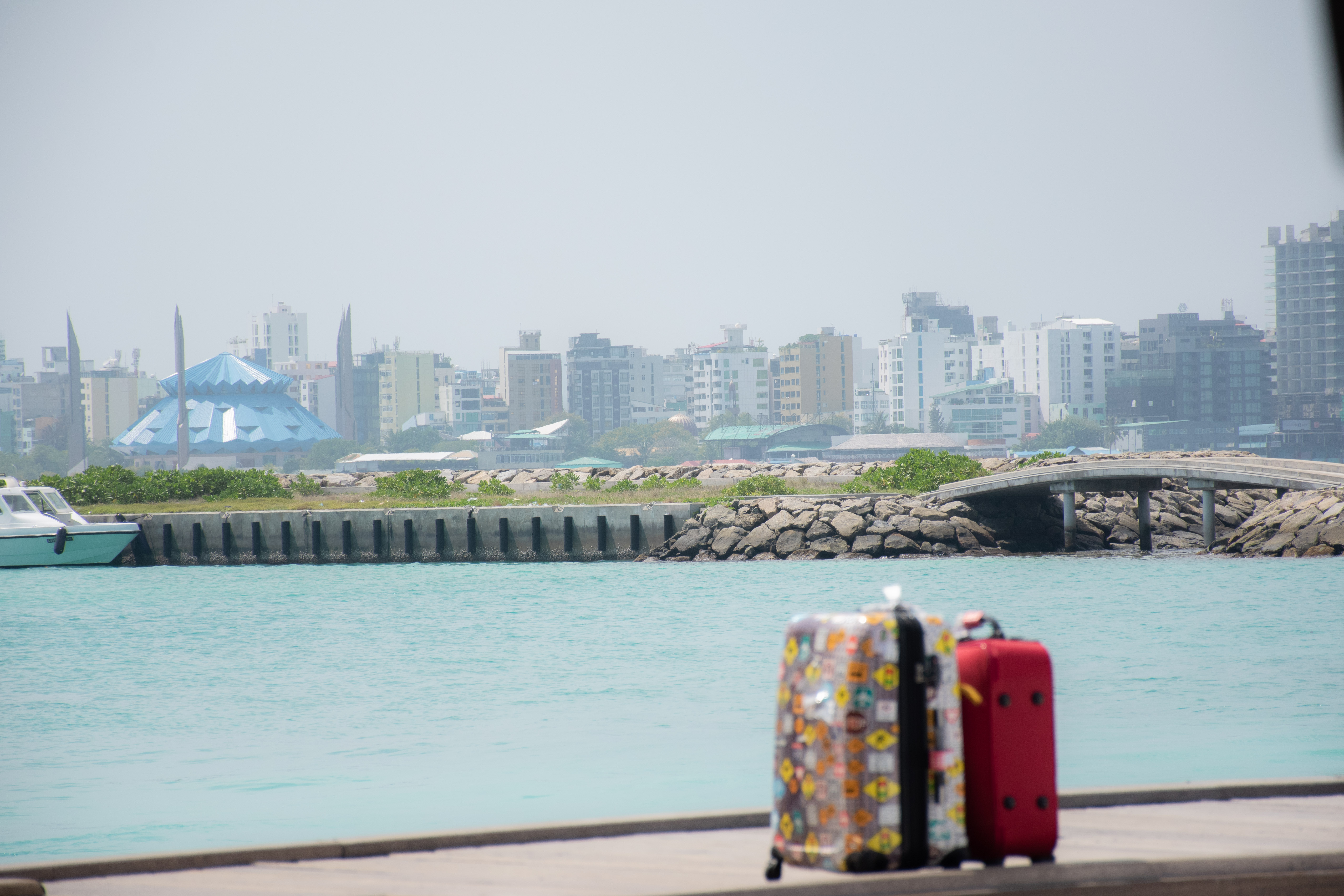 Haze Blankets Malé, Orange Alert Issued as Air Quality Deteriorates