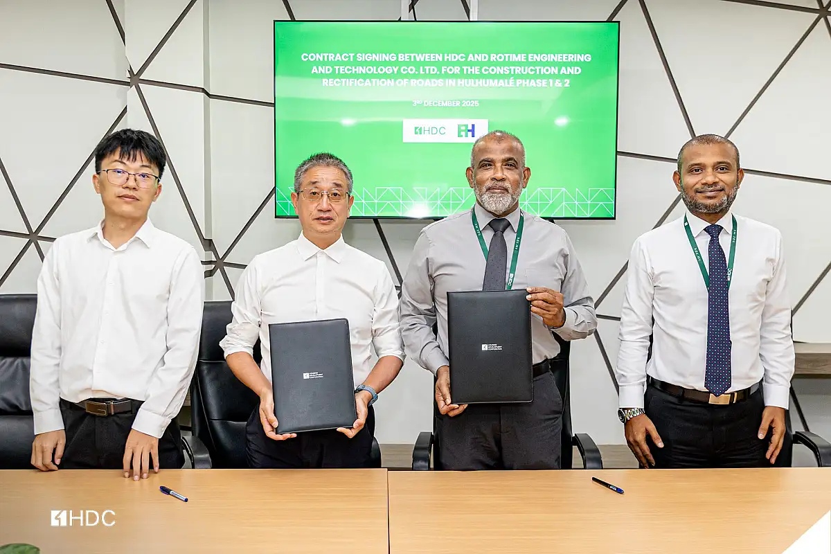 China Invests 91 Million MVR for Hulhumalé Road Development