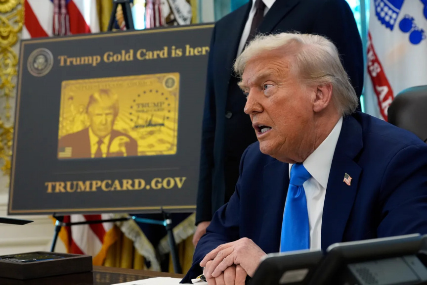 Trump Unveils $1 Million 'Gold Card' Visa Program for Wealthy Applicants