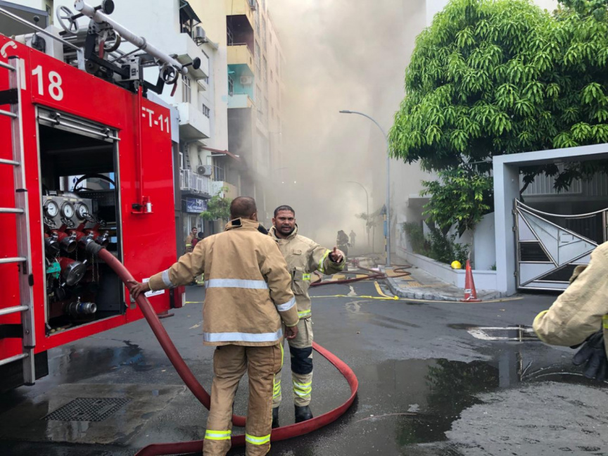Minister Muthalib Commends Staff Resilience on First Anniversary of Devastating Fire