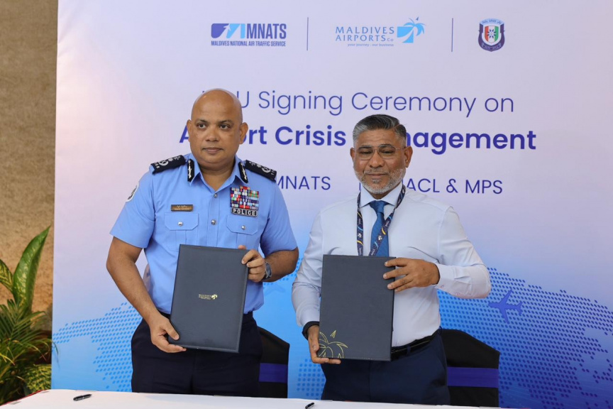 Maldives Police and MACL Sign MoU to Enhance Airport Emergency Coordination