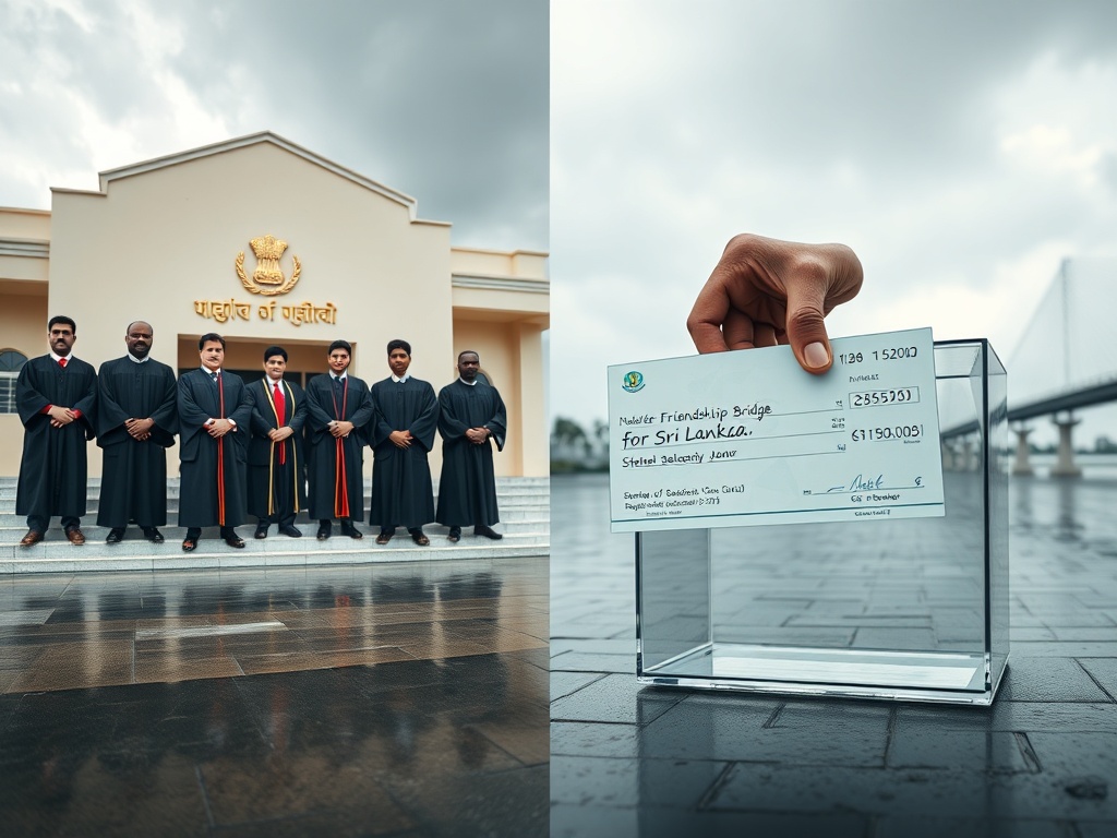 Twenty-Five Judges Depart for Bhopal as Police Donate MVR 2.4 Million to Sri Lanka