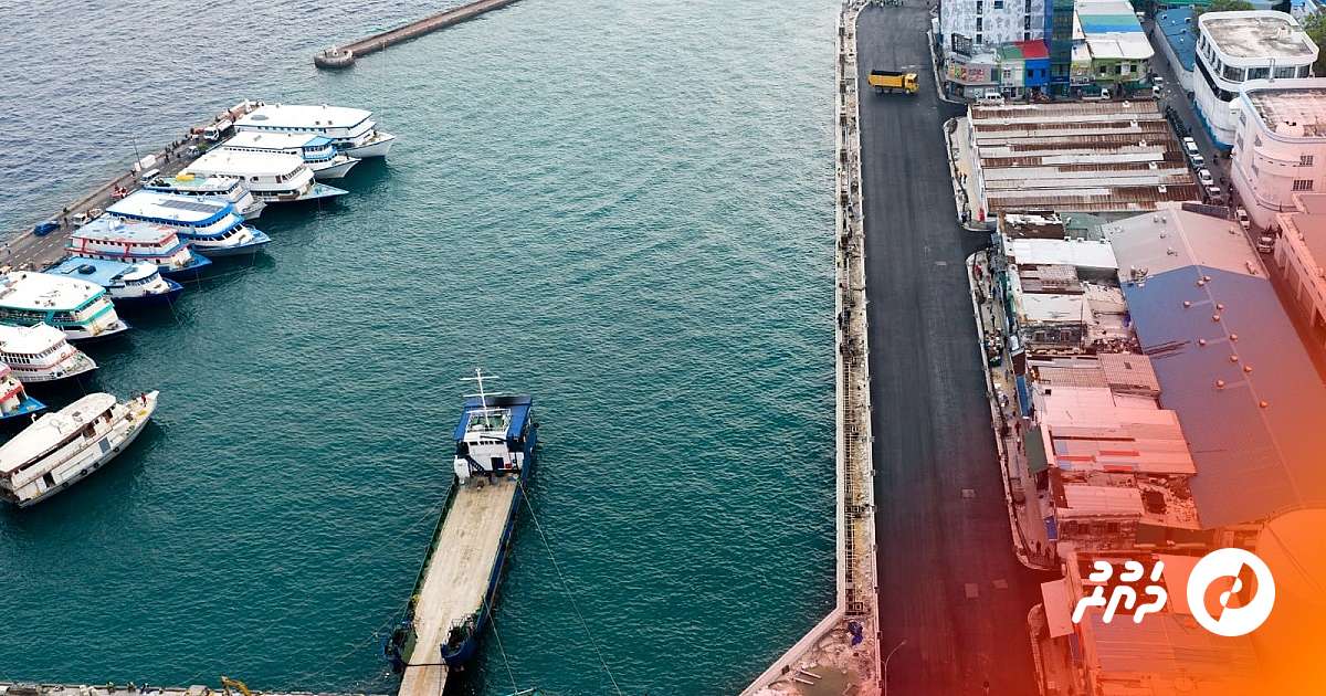 North Harbor Completed; Road Construction Progresses