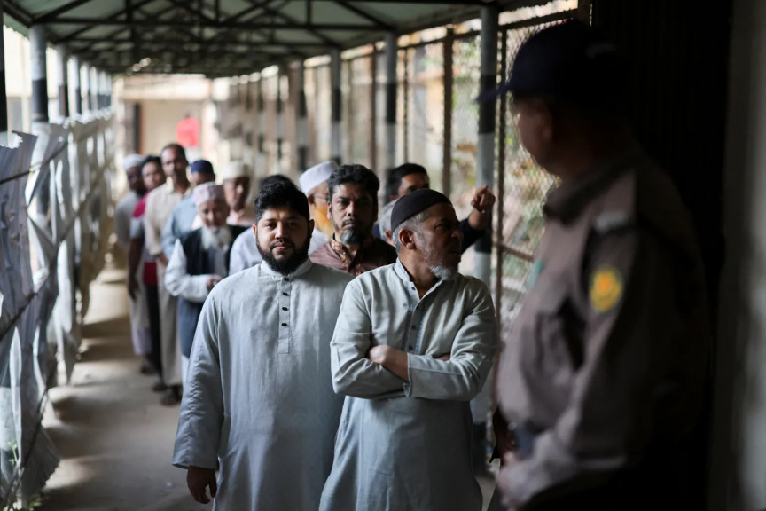 Bangladesh Votes in First Election Since 2024 Uprising That Ousted Hasina
