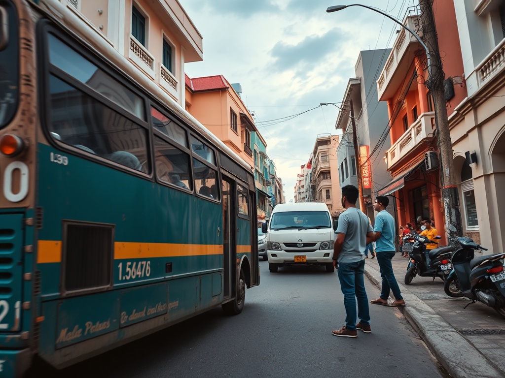 Bus kihineh ahaanee mini van eh genesgen?