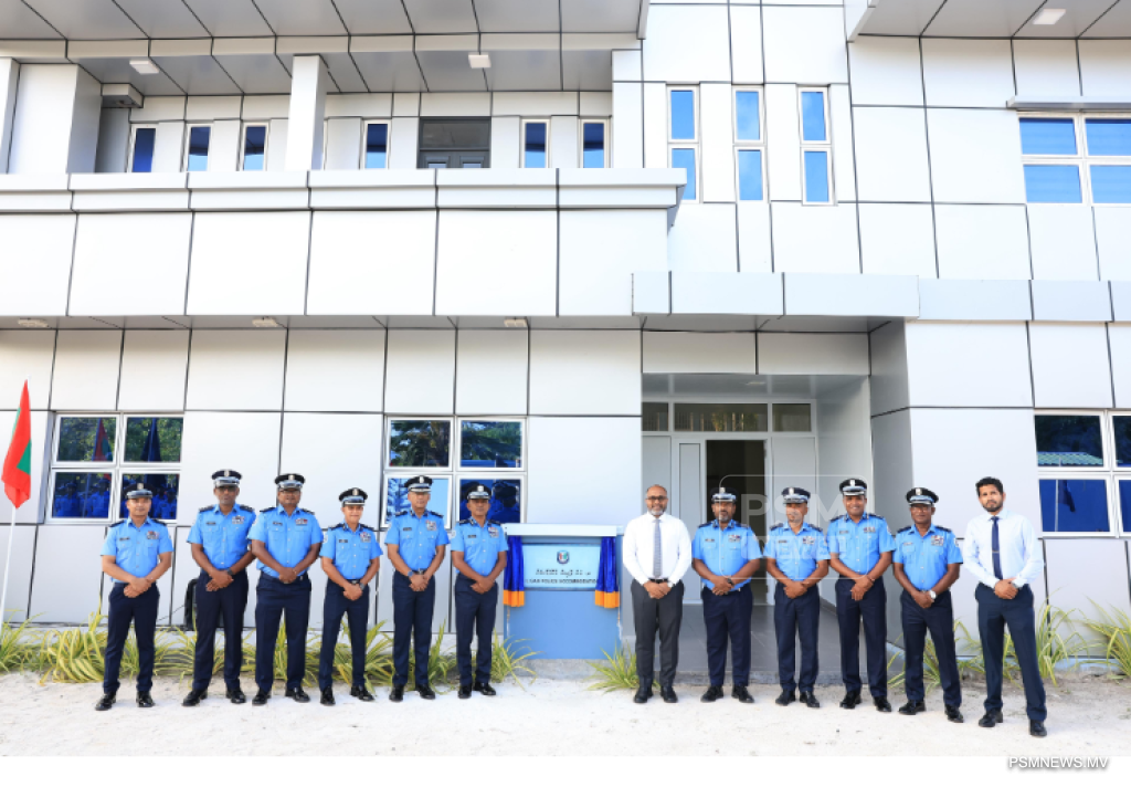 New Four-Storey Police Accommodation Opens in Laamu Gan