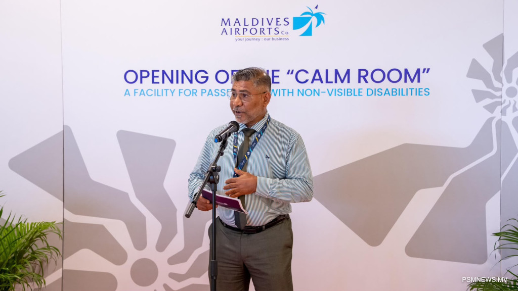 Velana International Airport Launches Calm Room for Passengers with Non-Visible Disabilities