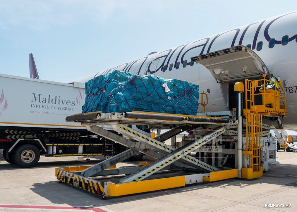 Maldives Sea-to-Air Cargo Service Ships 162 Tonnes to Seven Countries