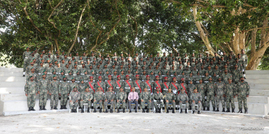 137 New Recruits Join MNDF After Completing 72nd Basic Training Course