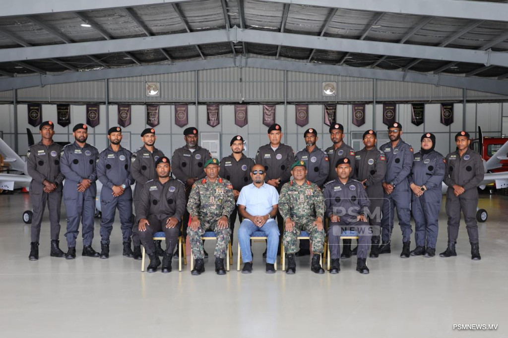 Defence Minister Hassan Rasheed Reviews Strategic Military Installations in Southern Maldives