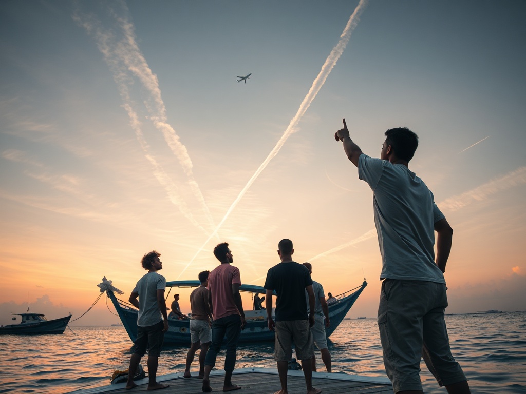 Contrails are just excess fuel, not a conspiracy.