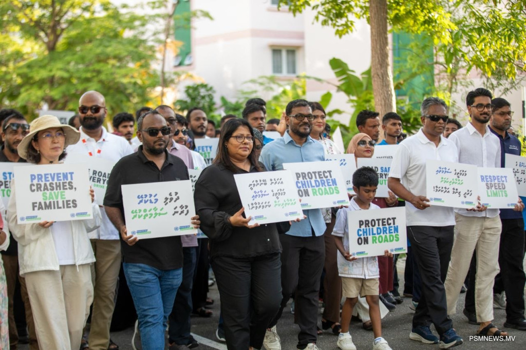 Maldives Launches Road Safety Week March to Combat Rising Traffic Accidents