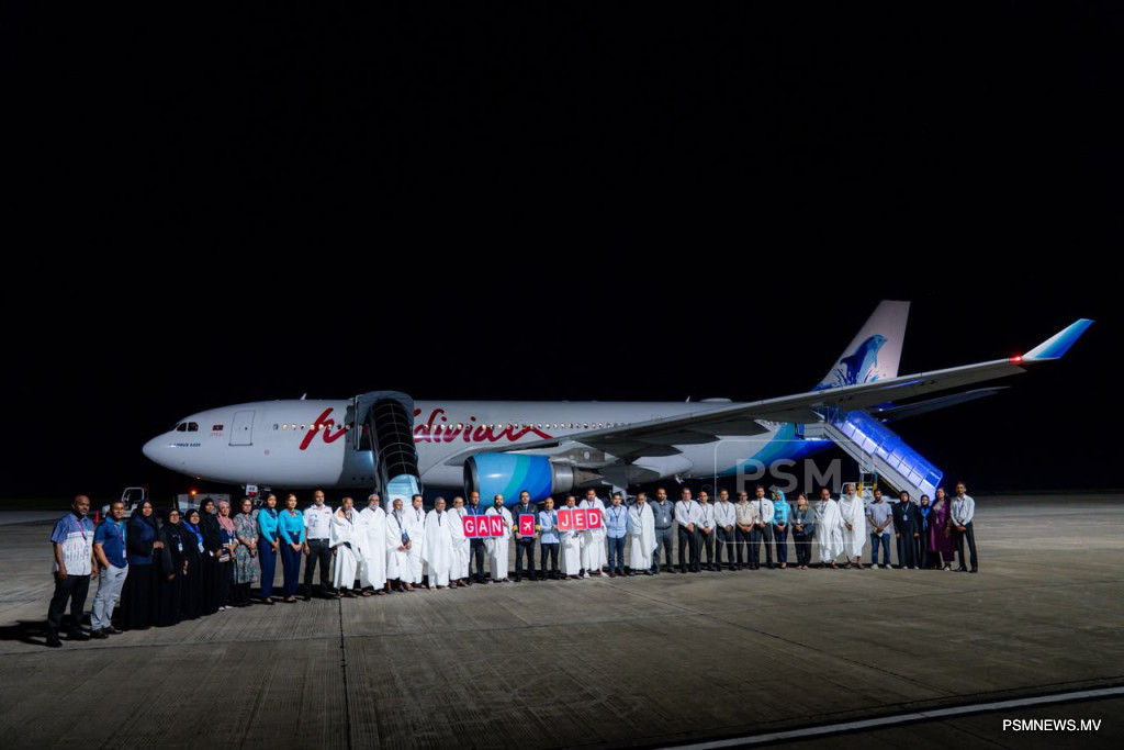 First Direct Umrah Flight Departs Addu City for Saudi Arabia