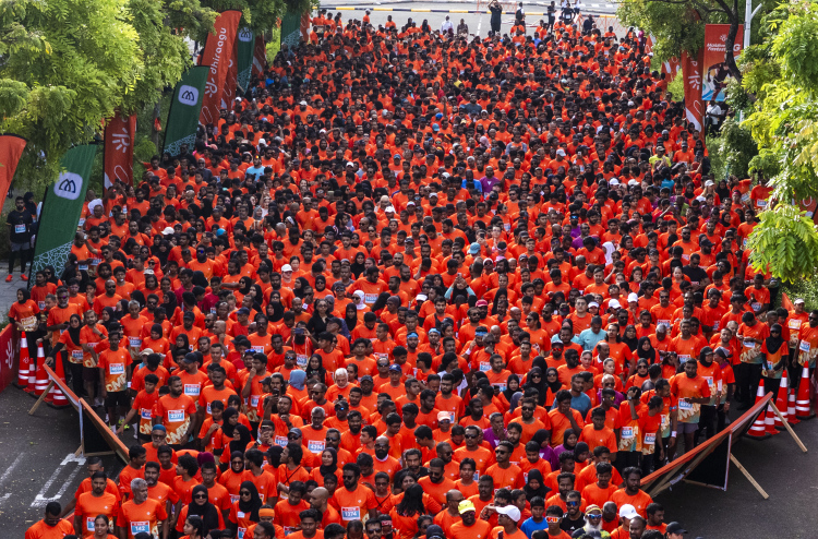 Over 5,500 Runners Register for Dhiraagu Maldives Road Race, a Record Turnout