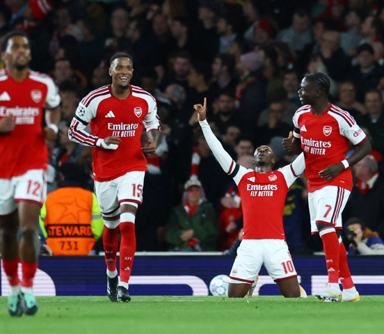 Arsenal beat Lille 3-0 with second-half goals in Champions League