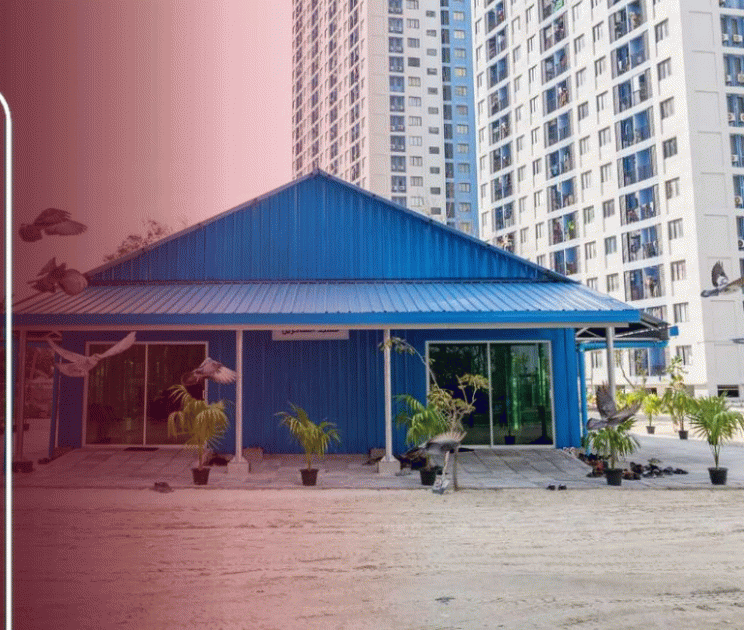 HDC Seeks Public Views on Removing Hulhumalé Temporary Mosque for Park Space