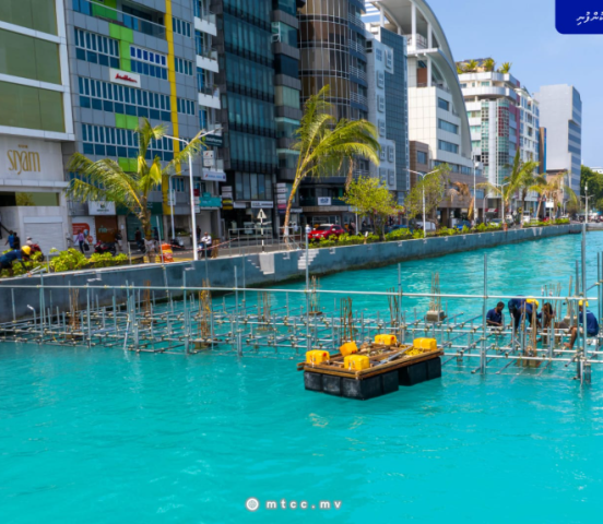 Pile Driving for Malé North Harbor Finger Jetties to Be Completed Next Week, Concrete Work to Begin