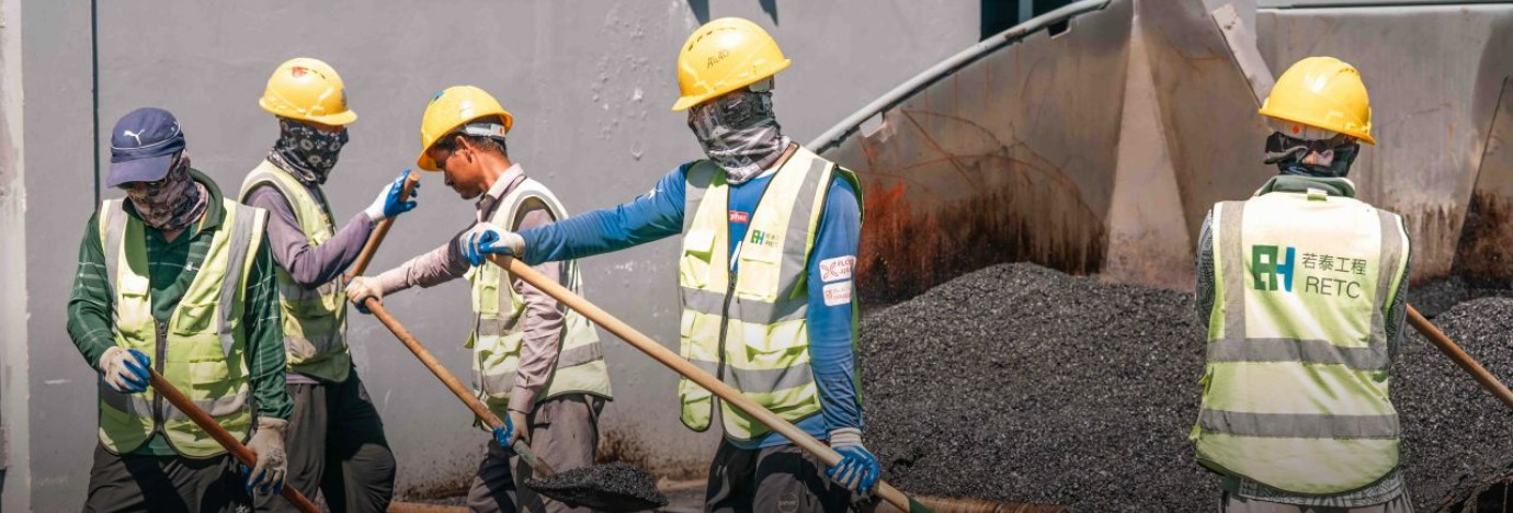 MTCC begins asphalt work on third segment of Ameenee Magu