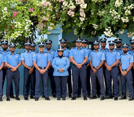Maldives Police opens 17th Frontline Management Course with 22 officers in Laamu atoll