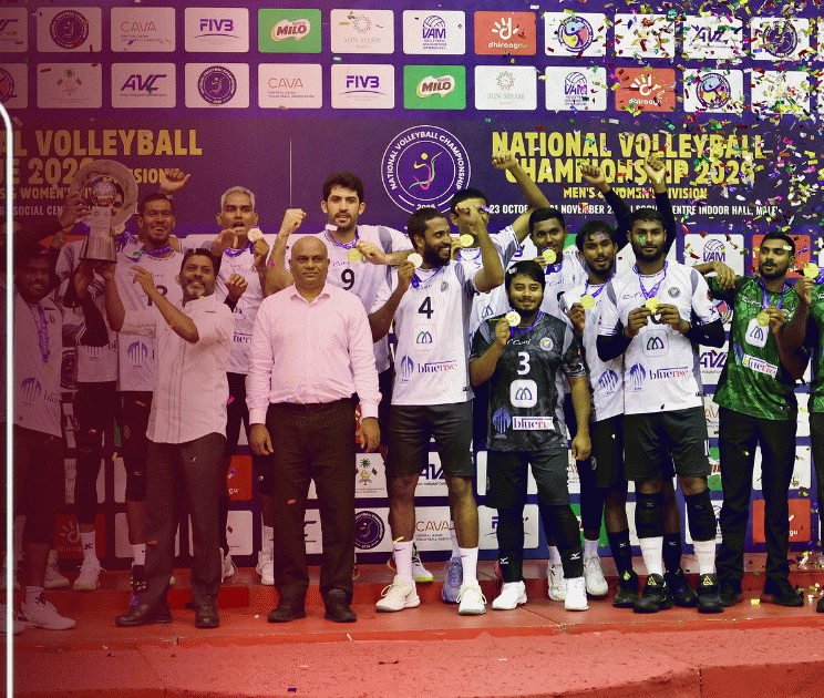 Maldives Police Club Wins National Volleyball League Championship with Perfect Record