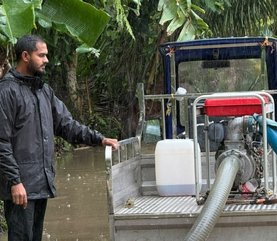 Heavy Rain Triggers Widespread Flooding in Northern Maldives