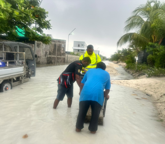 Police Launch Relief Efforts as Heavy Rains Flood Islands Across Maldives