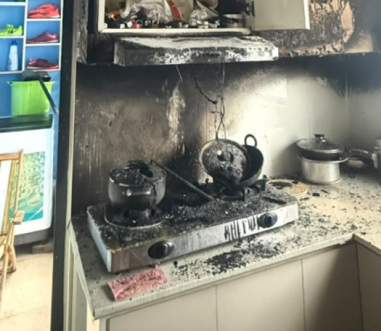 Hulhumalé Fire Displaces Family; Temporary Shelter Provided by NDMA