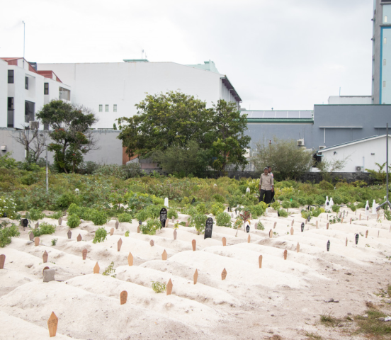 Hulhumale Cemetery burials halted due to waterlogged graves, Malé City Council says