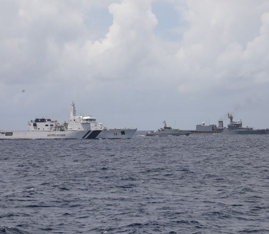 MNDF and Indian Navy Conduct Joint Passage Exercise