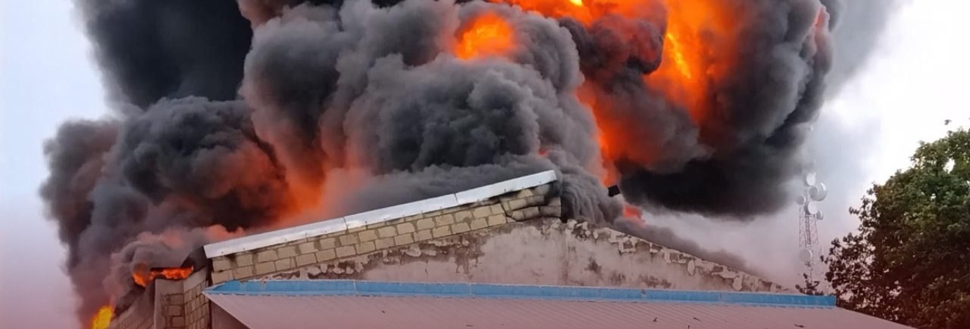 Fire Breaks Out at Funadhoo Petrol Shed; MNDF and Police Respond