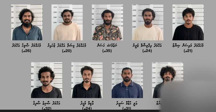 Police Reveal Names of Nine Arrested in Thinadhoo Sexual Assault Case; Court Orders Detention