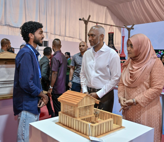 Maldives Expo Draws Large Crowds on Second Day as President and First Lady Visit