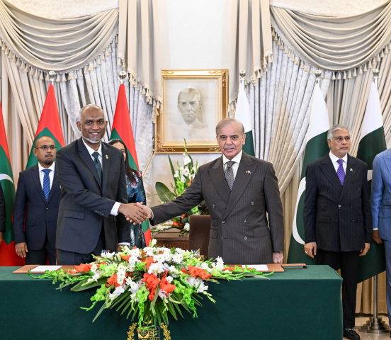 President Muizzu's Visit to Boost Maldives-Pakistan Economic Ties: PM Shehbaz